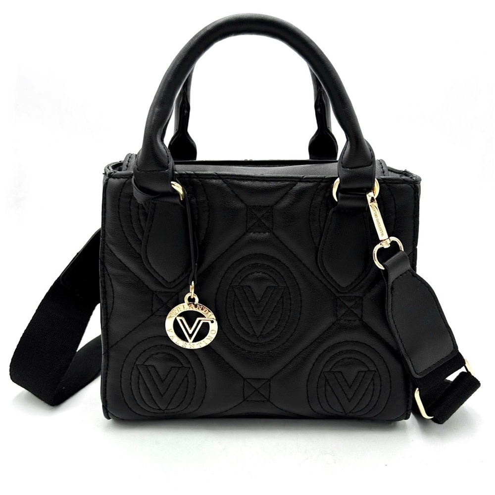 Valentino Orlandi Black and Gold Crossbody Bag NEW WITH TAGS